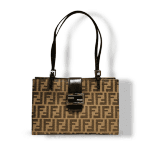 Replica Brown Fendi Zucca Canvas Tote - Iconic Monogram Designer Handbag