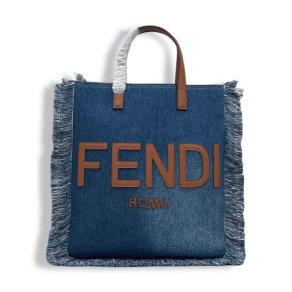 eplica Fendi Denim Tote Luxury Bag – Iconic FF Handbag