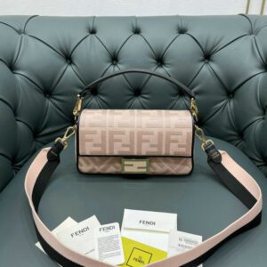 Fendi Canvas Vitello King Baguette Replica