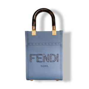 Fendi Blue Mini Sunshine Shopper Replica