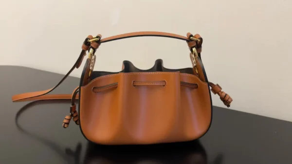 Fendi Tan Pomodorino Mini Bag Replica