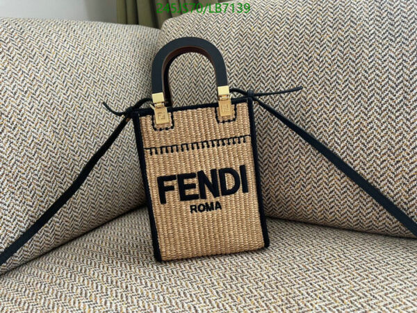 Shop the Fendi Mini Sunshine Cloth Handbag Mirror 1:1 Replica. Made in Italy, this luxurious woven straw and leather bag is perfect for gifting or personal use. Compact and stylish for every occasion.