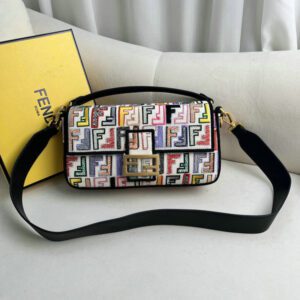 Fendi Baguette Cloth Handbag Replica