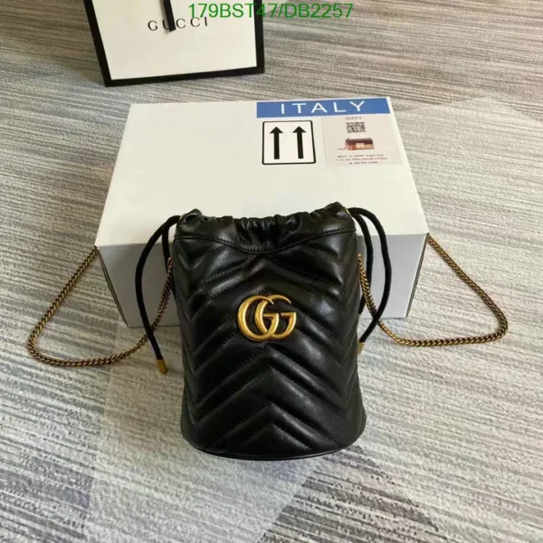 GG Marmont Mini Bucket Bag (Mirror 1:1) – Iconic Designer Bucket Bag