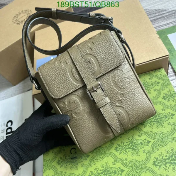 Gucci Small Jumbo GG Messenger Bag (Mirror 1:1)