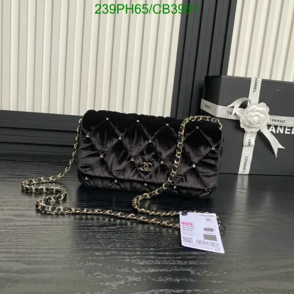 Chanel Velvet Shoulder Bag Mirror (1:1)