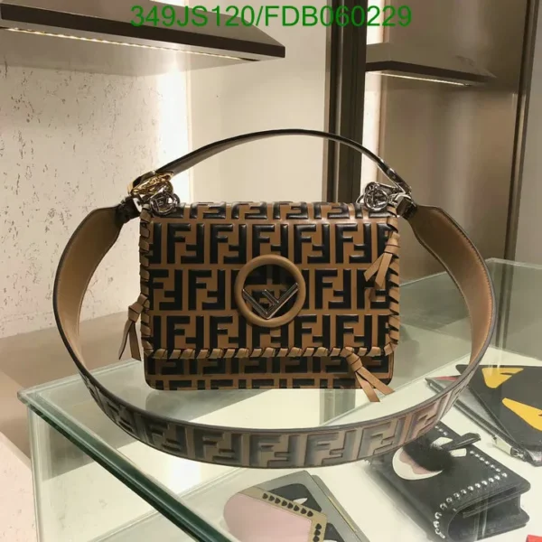 Fendi FF Embossed Shoulder Bag Replica