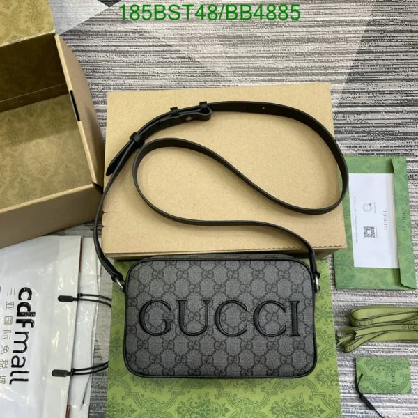 GUCCI MINI SHOULDER BAG - Gray (Mirror 1:1) | Luxury Crossbody Bag