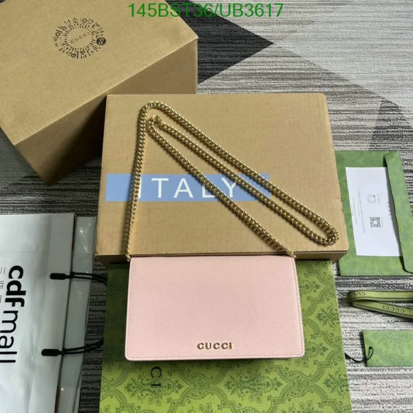 Chain Wallet with Gucci Script (Mirror 1:1)