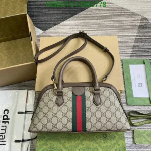 Gucci Cloth Crossbody Bag (Mirror 1:1) – Elegant Beige Designer Bag