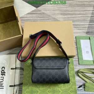 GG Super Mini Bag (Mirror 1:1) – Luxury Black Crossbody Bag