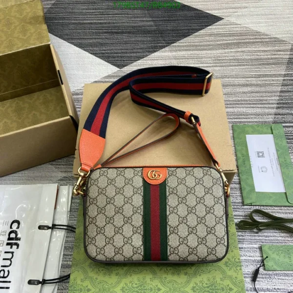 Gucci Small Crossbody Bag (Mirror 1:1) – Elegant Designer Bag with GG Motif