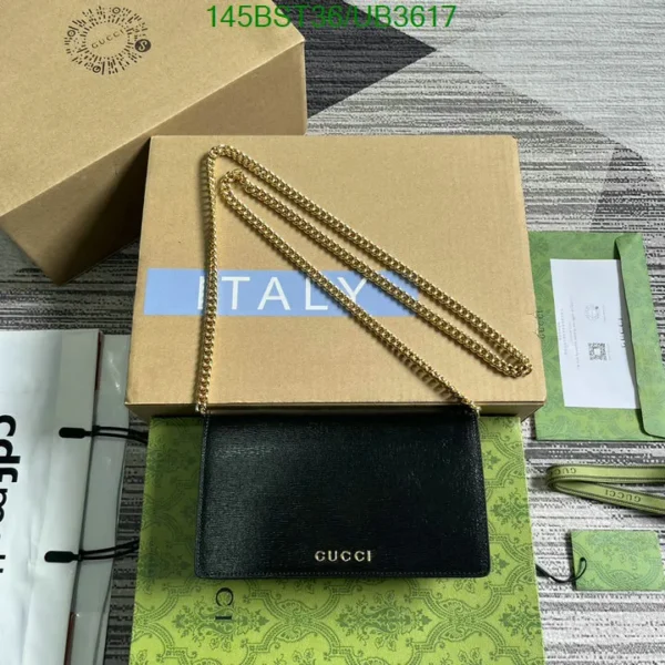 Chain Wallet with Gucci Script (Mirror 1:1)