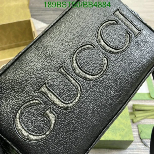 Gucci Mini Shoulder Bag (Mirror 1:1) – Elegant Black Leather Luxury Accessory