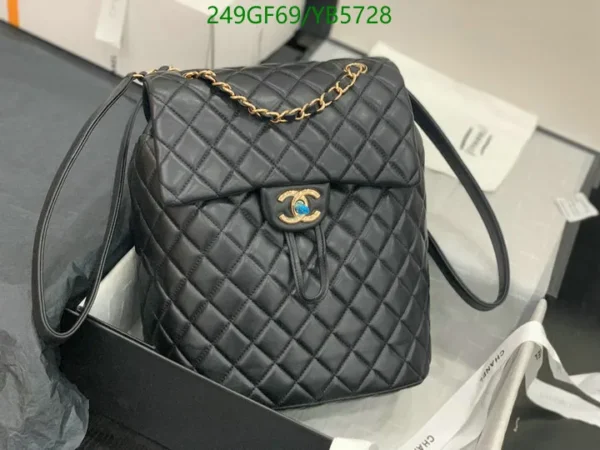 Chanel Urban Spirit Sheepskin Backpack Black Mirror (1:1)