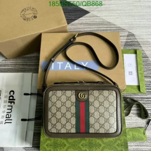 Gucci GG Supreme Small Ophidia Top Handle Shoulder Bag (Mirror 1:1)