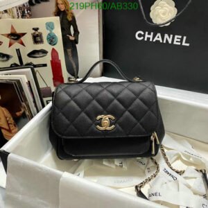 Chanel Black Cowhide Small Business Affinity Mirror (1:1)