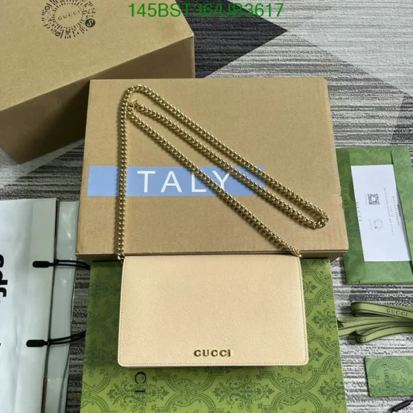 Chain Wallet with Gucci Script (Mirror 1:1)