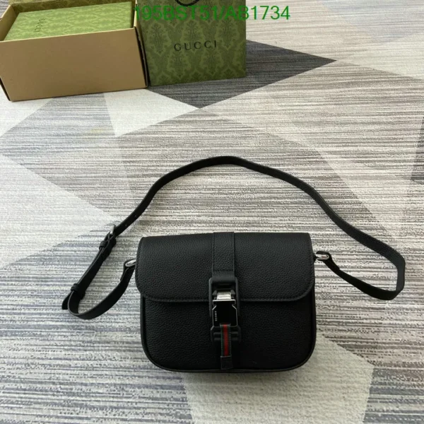 Mirror (1:1) Super Mini Shoulder Bag in Black Genuine Leather