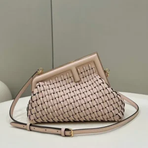 Fendi Vitello Grace Intreccio Small Fendi First Nuvola Mirror (1:1)