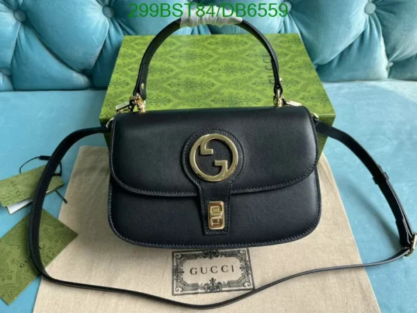 Gucci Roxy Genuine Leather Small Blondie Top Handle Shoulder Bag (Mirror 1:1) – Luxury Designer Bag