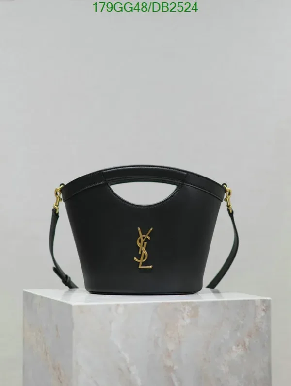 Saint Laurent Celia Tote in Smooth Leather Mirror (1:1) – Luxury Black Designer Handbag