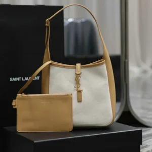 SAINT LAURENT Le 5 à 7 Monogram Shoulder Bag Mirror (1:1) – Luxury Leather & Canvas Handbag