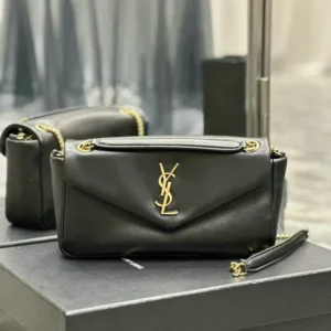 Saint Laurent Calypso Shoulder Bag Black Mirror (1:1) – Luxury Lambskin Handbag