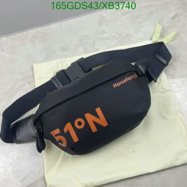 Burberry Sonny Location-Printed Zipped Belt Bag Mirror (1:1) Replica