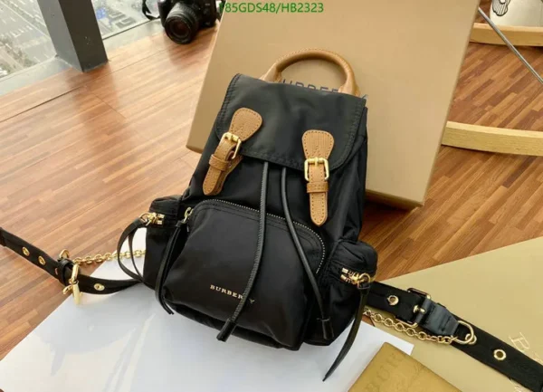 Burberry Medium Rucksack Runway Nylon Backpack Mirror (1:1) Replica