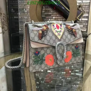 Gucci Sequins Dragonfly and Heart Embroidered Dionysus Mirror (1:1) Replica
