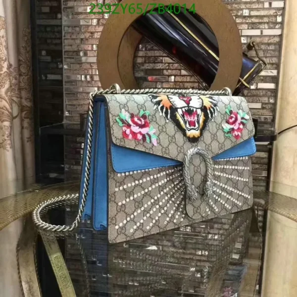 Gucci Brown GG Supreme Dionysus Shoulder Bag Multiple Colors Beige Mirror (1:1) Replica