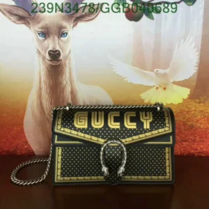 Gucci Gold x Sega Medium Guccy Dionysus Shoulder Bag Mirror (1:1) Replica