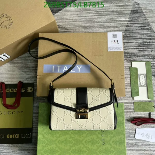 Gucci Padlock GG Debossed Medium Shoulder Bag Mirror (1:1) Replica